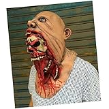 Toyvian Walking Dead Zombie-Maske, gruseliges Halloween-Horror-Maskerade-Kostüm, Horror, schreiende...