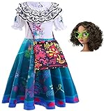 LCXYYY Mirabel Madrigal Verkleidung Kostüm Cosplay Mirabel Ballerina Kleid mit Tasche und Zubehör...