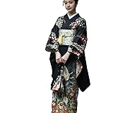 NELLN Kimono Damen Formelle Kleidung Traditionelle Vintage Vibrationsärmel Japanischer Stil...