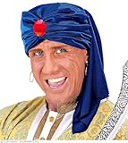 W WIDMANN MILANO Party Fashion 4512M - Turban Ali baba, Edelstein, Juwel, Hut, Sultan, Orient