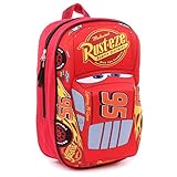 Disney 760–8462 1 x Cars – Lightning McQueen 'Piston Cup Champion' 3D-Effekt Auto 31 cm Rucksack