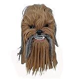 eLymwoo Chewbacca Maske Affe Cosplay Helm Vollkopf Latex Flexibler Helm Halloween Kostüm Requisite...