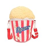 Popcorn Kostüm Popcorn Tasche Umhängetasche für Damen Mädchen Schultertasche Geldbörse Party...