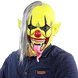 XGOPTS Clown-Maske Halloween Erwachsene Halloween-Maske Schrecklich Vollmaske Gruselig Hexemaske...