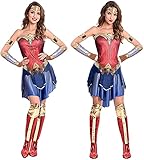 amscan Damen Warner Bros Wonder Woman Film Kostüm (Große Größe 14-16)