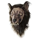 Newin Star Party Werwolf Maske Wolf Head Maske Halloween Scary Horror Monster Full Head Latex Maske...