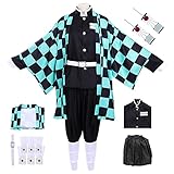 Formemory Tanjiro Cosplay Kostüm Set Anzug Herren Tanjiro Cosplay Kimono Outfit No Yaiba Anime...
