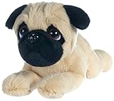 L&B Supersüß, liegender Mops Kuscheltier, plüsch 30cm