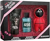 Netflix Squid Game Geschenkset: Eau de Toilette 100 ml, Duschgel 150 ml und Squishy, perfektes...