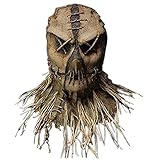 Halloween Scarecrow Head Cover, Halloween-Kostüm, Vogelscheuche mit Handschuhen und einem Hut...