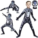 MeYuxg Kostüm Kinder, Venom Kostüm Kinder, Cosplay-Kostüme für Kinder, Klassische Film Kostüm,...