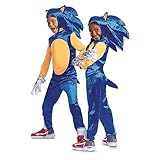 Disguise Deluxe Sonic Kostüm für Kinder, offizielles Sonic Prime Kostüm und Kopfbedeckung,...