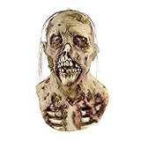molezu Gruselige Maske, gruselige Maske Monster Maske, Zombie Kostüm Party Gummi Latex Maske für...