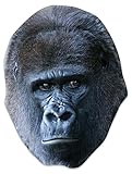 STAR CUTOUTS SM450 Gorilla-Maske aus Karton – erstaunliches Gesprächsthema – so realistisch