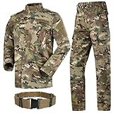 HANSTRONG GEAR H World Shopping Militärischer taktischer Herren-Jagd-Kampfanzug, BDU-Anzug, Hemd...