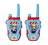 Dickie Toys – Feuerwehrmann Sam Walkie Talkies – 2 Funkgeräte, speziell für Kinder ab 4 Jahren...