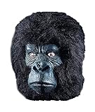 Carnival Toys MA1024 Toys 1154 - Maske Gorilla, Latex, schwarz