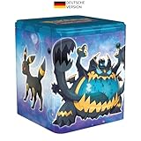 Pokémon-Sammelkartenspiel: Finsternis-Stapel-Tin-Box: Nachtara (3 Boosterpacks & 1 Münze)