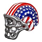 W WIDMANN MILANO Party Fashion 04868 - Aufblasbarer Footballhelm, Stars and Stripes, USA, American...