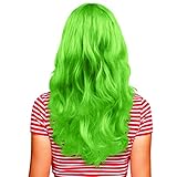 Hatstar Sexy Damen Langhaar Perücke | Frauen Wig lockig - gewellt | Accessoire für Fasching,...
