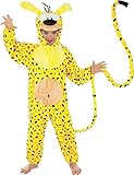 CHAKS Marsupilami Kostüm für Kinder, Gelb, 9 bis 10 Jahre (140 cm)