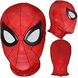Rote Spider-Man-Maske für Kinder und Erwachsene | Superhelden-Kostüm | Elastische Maske aus...