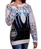 Spider Gwen Weihnachtspullover für Damen und Herren, Spiderman Marvel Geschenk, Mehrfarbig, M