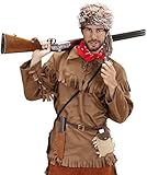 Widmann - Kostüm Trapper, Jacke und Hut, Jäger, Faschingskostüme, Karneval, Mottoparty