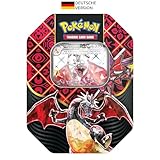 Pokémon-Sammelkartenspiel: Tin-Box Karmesin & Purpur – Paldeas Schicksale – Schillerndes...