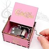 INHEMING Hölzerne Spieluhren, Musikkästchen aus Holz,Sailor Moon Mechanische Spieluhr Handkurbel,...