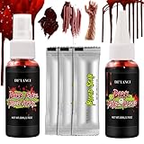 darker fake blood Kunstblut Halloween Kostüm Kunstblut Für Haut Und Kleidung Auswaschbar Für...
