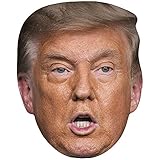 Donald Trump (Mouth Open) Maske aus Karton