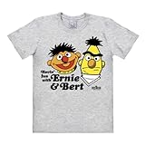 Logoshirt® Sesamstrasse I Ernie & Bert I Havin' Fun I T-Shirt Print I Damen & Herren I kurzärmlig...