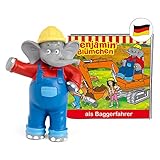tonies Hörfiguren für Toniebox, Benjamin Blümchen – Benjamin als Baggerfahrer, Hörspiel für...