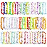 50 Stück hawaiianische Leis-Party-Dekorationen, 50 Stile hawaiianische Leis Bulk...