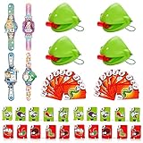 4 Stück Tic Tac Tongue Spiel Frosch Maske Frog Tongue Game Chameleon Spiel Froschspiel Chamäleon...