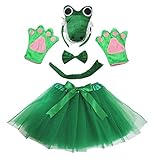 Petitebelle 3D-Stirnband Bowtie Schwanz Handschuhe Tutu 5pc Mädchen-Kostüm Einheitsgröße 3d...