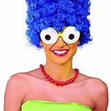 NET TOYS Spaßbrille Glubschaugen Partybrille Froschaugen Marge Simpson Brille Faschingsbrille...