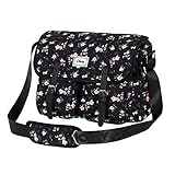 Micky Maus Nature-Große Satchel Schultertasche, Schwarz