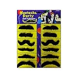 Oblique Unique® 12 Selbstklebende falsche Bärte Bart Set für Kostüm Party Geburtstag Fasching...