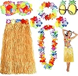 Meiruier 7 Stück Hawaii Party Kostüm Set,Hawaii Kostüm Damen,Faschingskostüme Damen für...