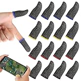 smilixin 16 Stück PUBG Mobile Game Finger Sleeve,Touchscreen Fingerhülse,0.3mm Ultradünn...