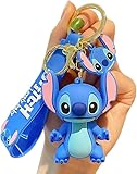 Guidre Stitch schlüsselanhänger,Stitch Gifts Niedliche Schlüsselanhänger Ohana bedeutet Familie...
