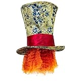 W WIDMANN MILANO Party Fashion 74990 - Zylinder verrückter Hutmacher, Märchen, Hut, Kopfbedeckung,...