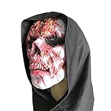 CompraFun Maske Horror Halloween, Creepy Mask Zombie Monster Maske, Kostüm Party Halloween Karneval...