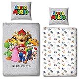 Character World Bettwäsche Super Mario 135x200 + 80x80 deutsche Größe · Nintendo · Mario Luigi...