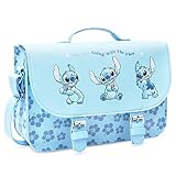 Disney Stitch Umhängetasche Mädchen Schultertasche Kinder (Blau)