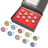 simyron Ring 11 Stück Satz von Anime Ringe Anime SchmuckRinge Cosplay Schmuck Akatsuki Ring Schmuck...