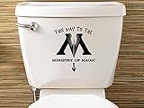 Level WC-Sticker Harrotter inspiriert Ministry of Magic