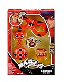 BANDAI - Miraculous Ladybug - Verwandlungsset - Ladybug-Kostüm - Box JoJo Maske Tikki-Ohrringe...